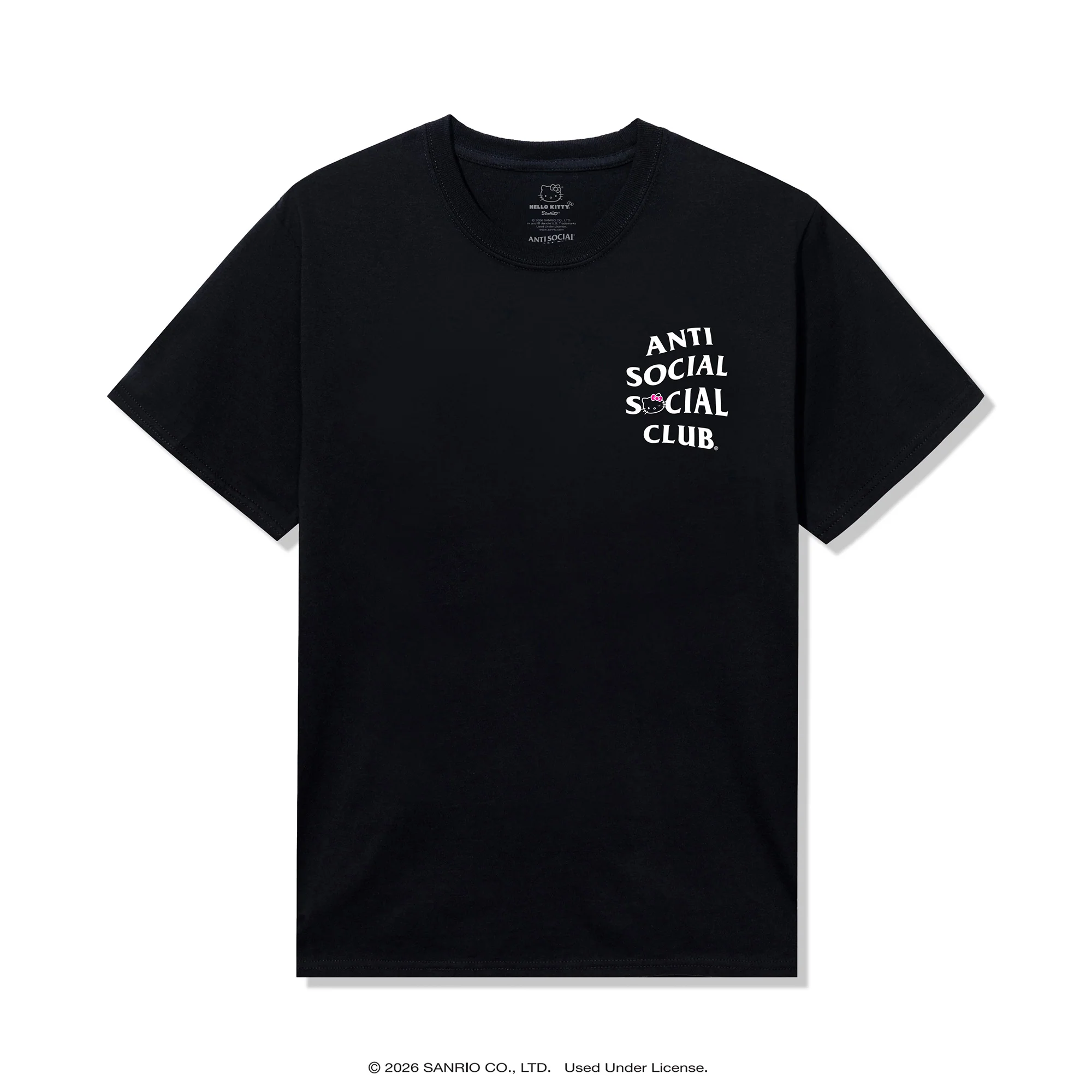 Anti Social Social Club x Hello Kitty ASHKC Tee (Black) - Image 2