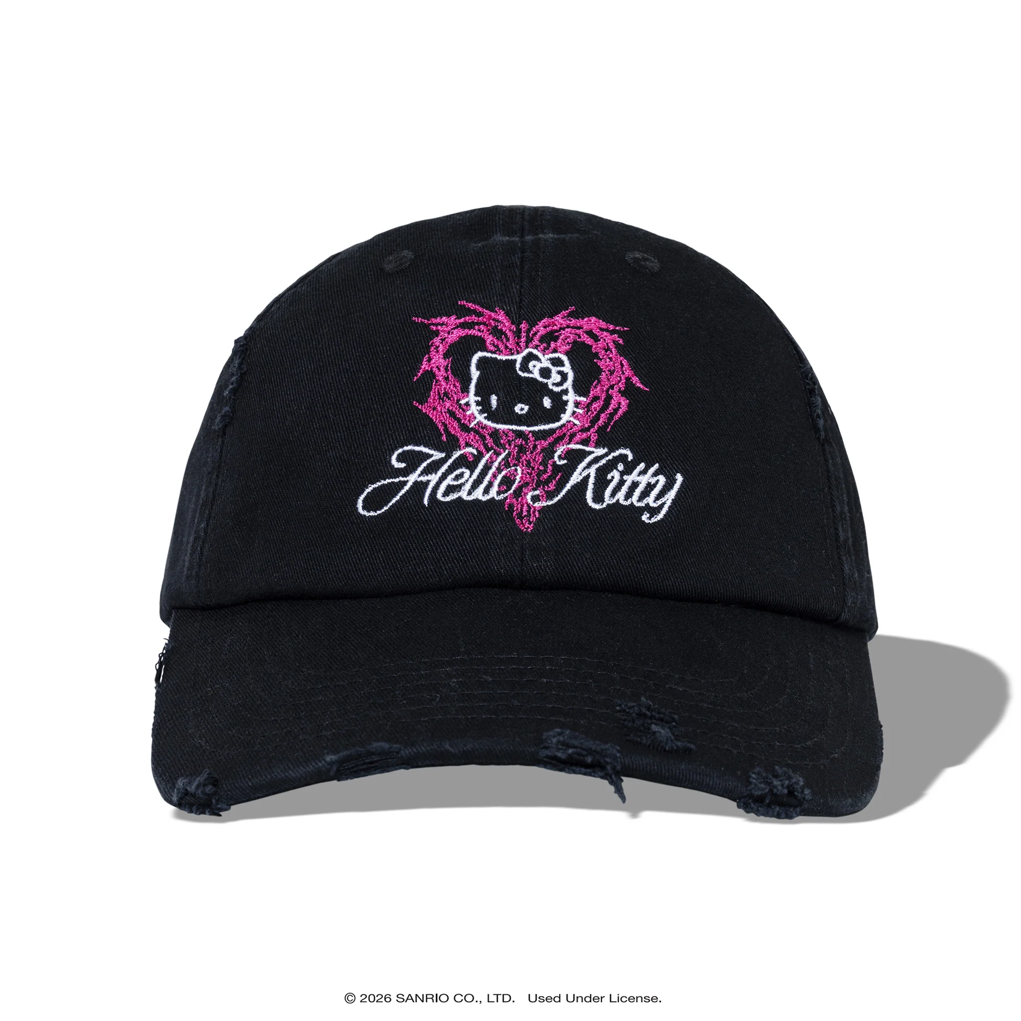 Anti Social Social Club x Hello Kitty Ethereal Dad Cap (Black)