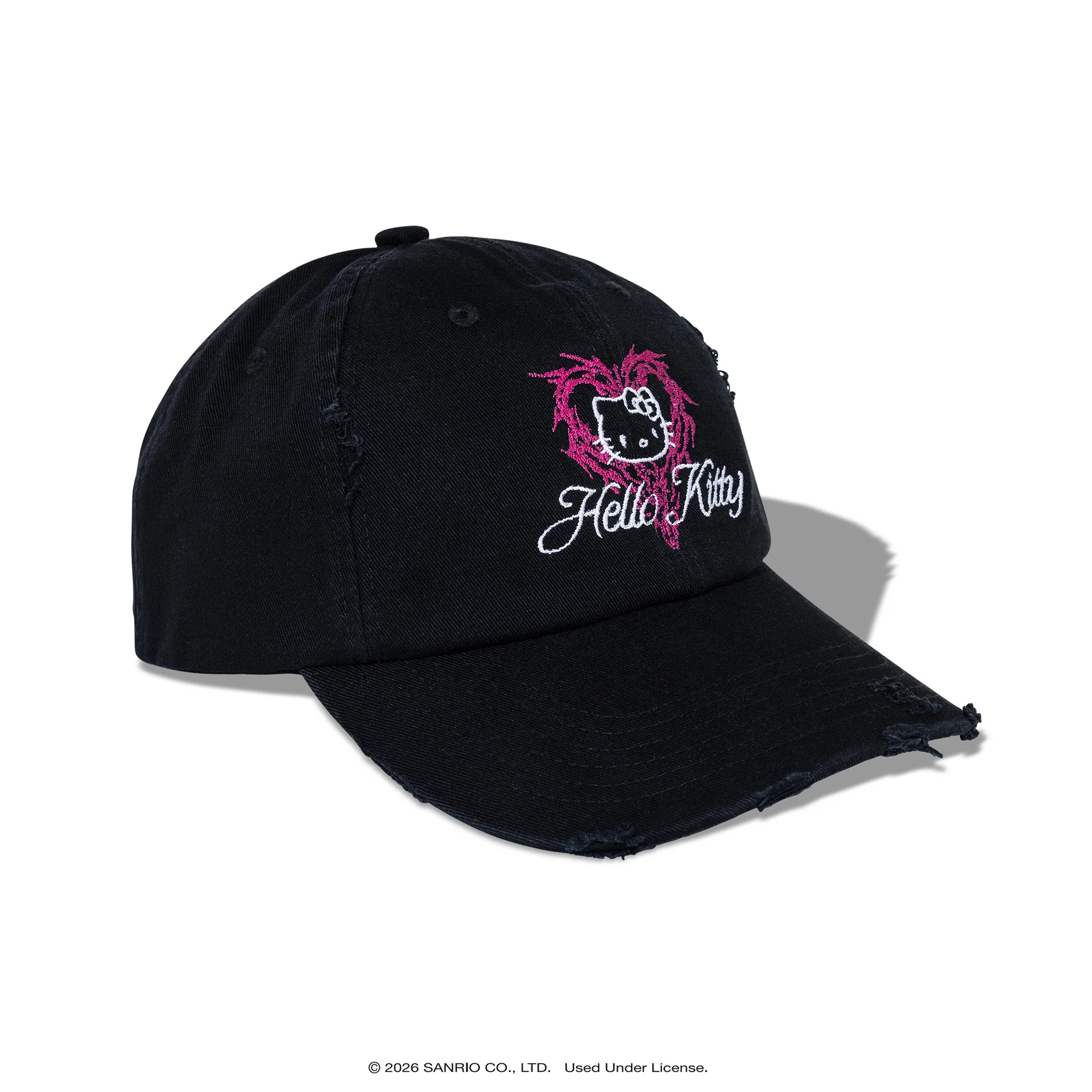 Anti Social Social Club x Hello Kitty Ethereal Dad Cap (Black) - Image 2