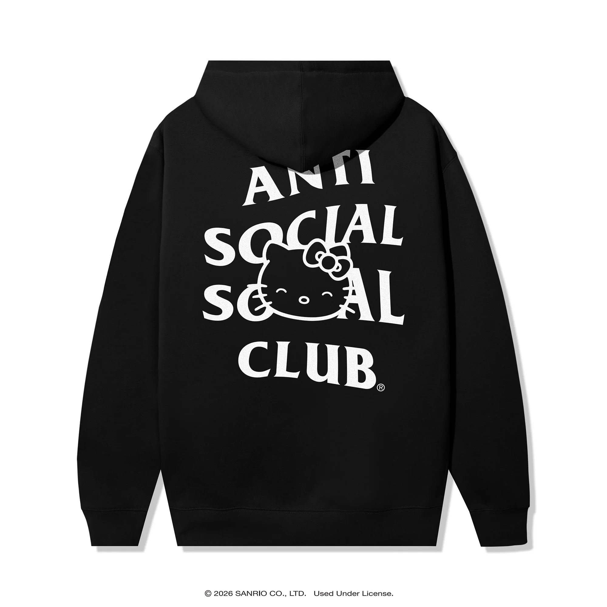 Anti Social Social Club x Hello Kitty Ethereal Zip Hoodie (Black) - Image 2