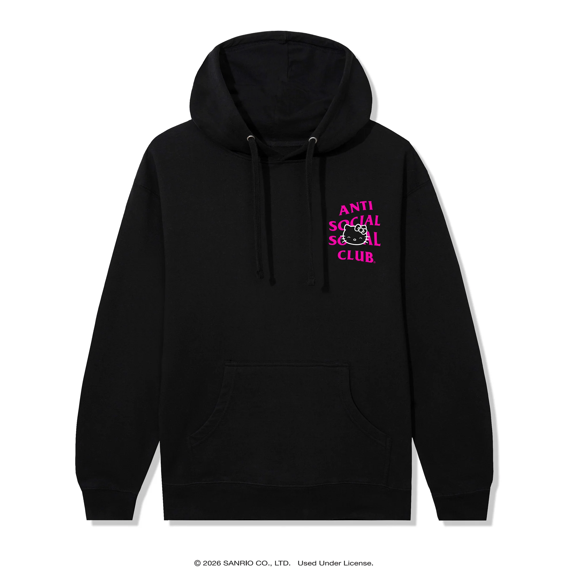 Anti Social Social Club x Hello Kitty Love Hoodie (Black) - Image 2