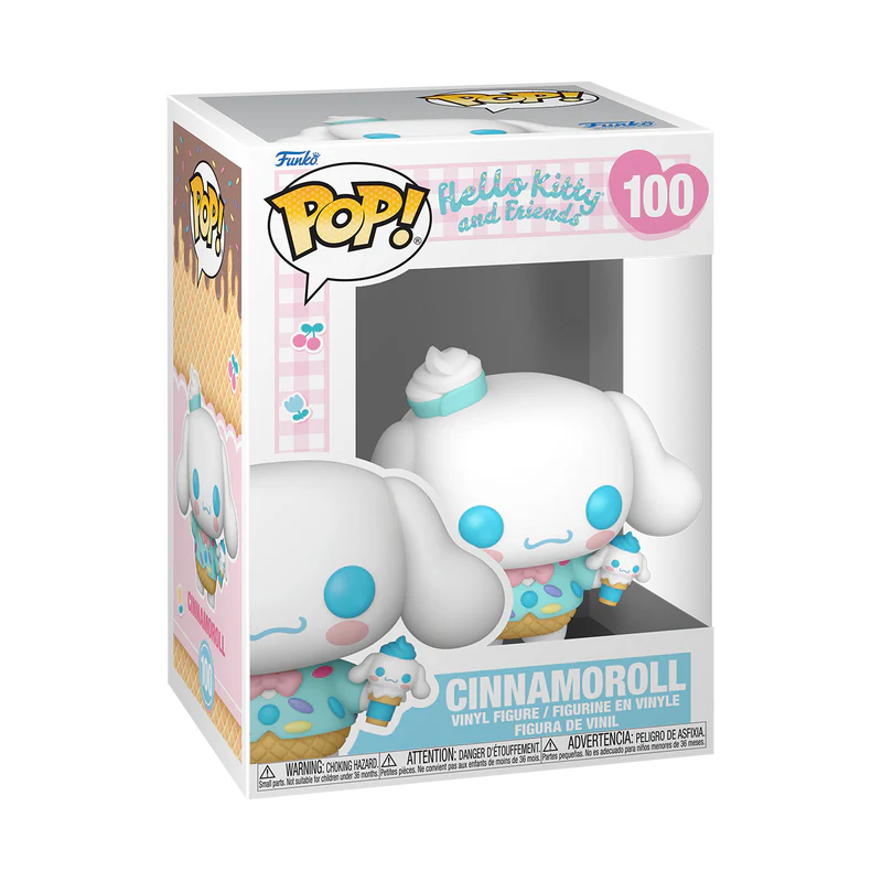 Cinnamoroll Ice Cream Funko Pop! (No. 100 Hello Kitty and Friends Series) - Image 3