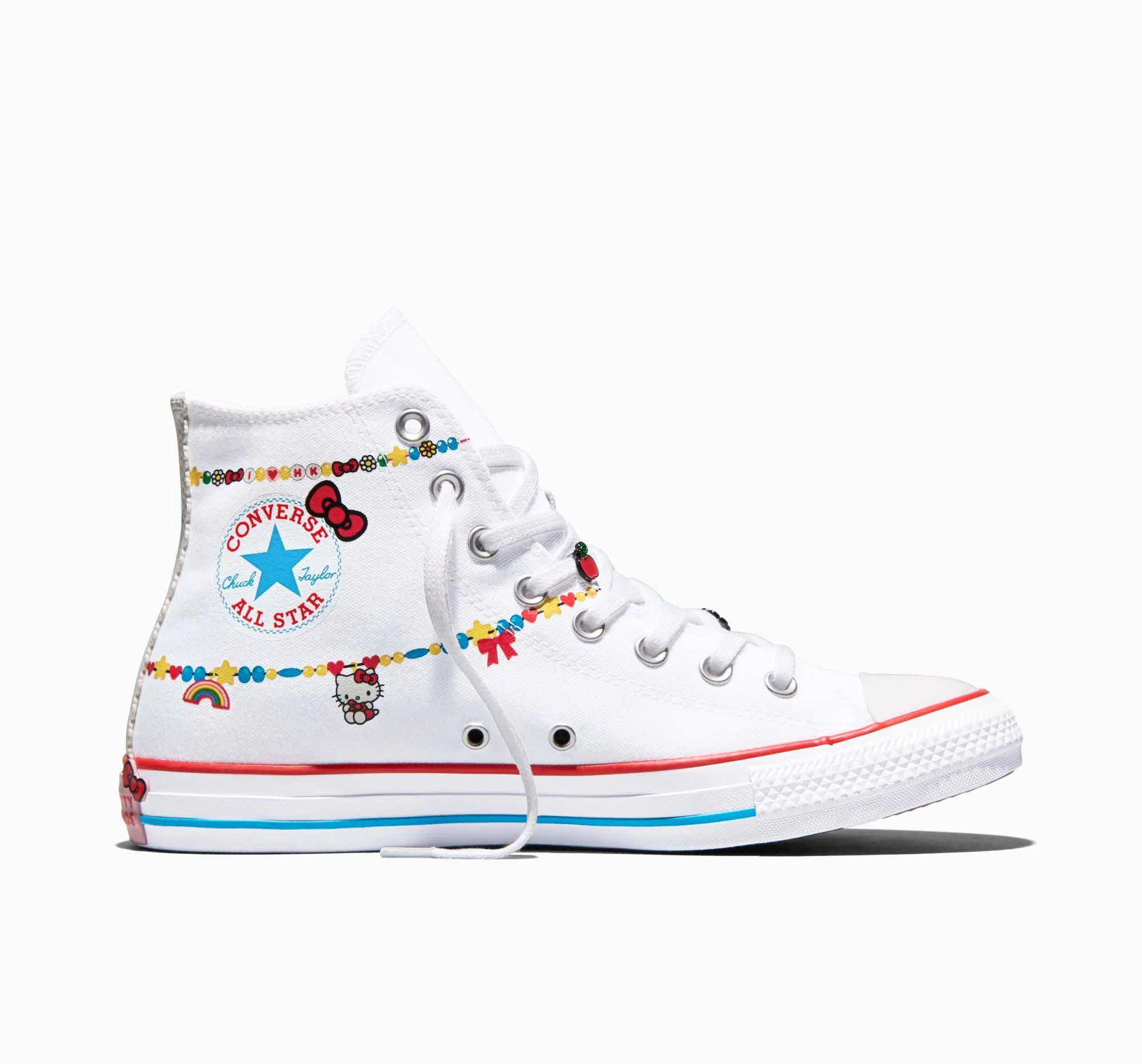 Converse x Hello Kitty Chuck Taylor All Star Charmed Hi-Top Sneaker (Adult - White)