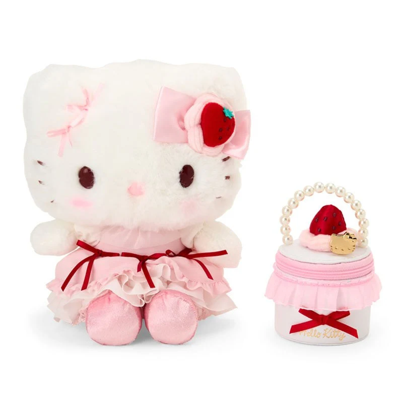 Hello Kitty 7" Boxed Plush & Accessory Case Set (Strawberry Whip Series) - Image 2