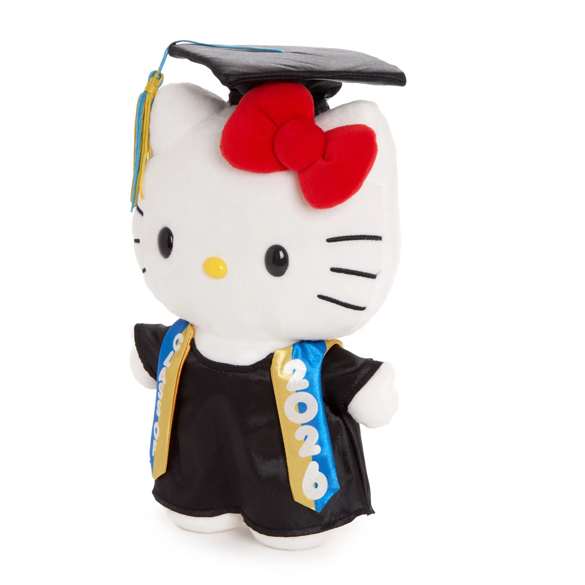Hello Kitty 9" Cap and Gown Graduation Plush (Blue) - Image 2