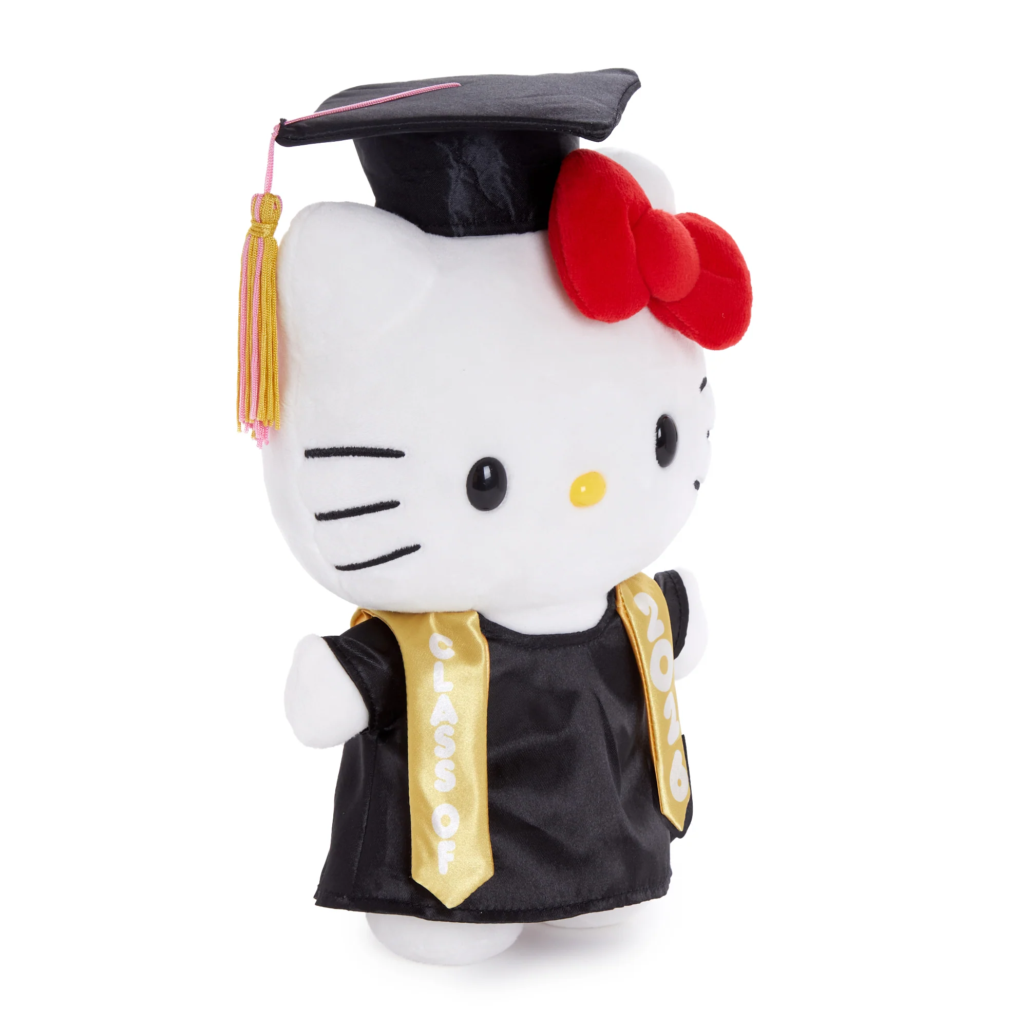 Hello Kitty 9" Cap and Gown Graduation Plush (Gold) - Image 2