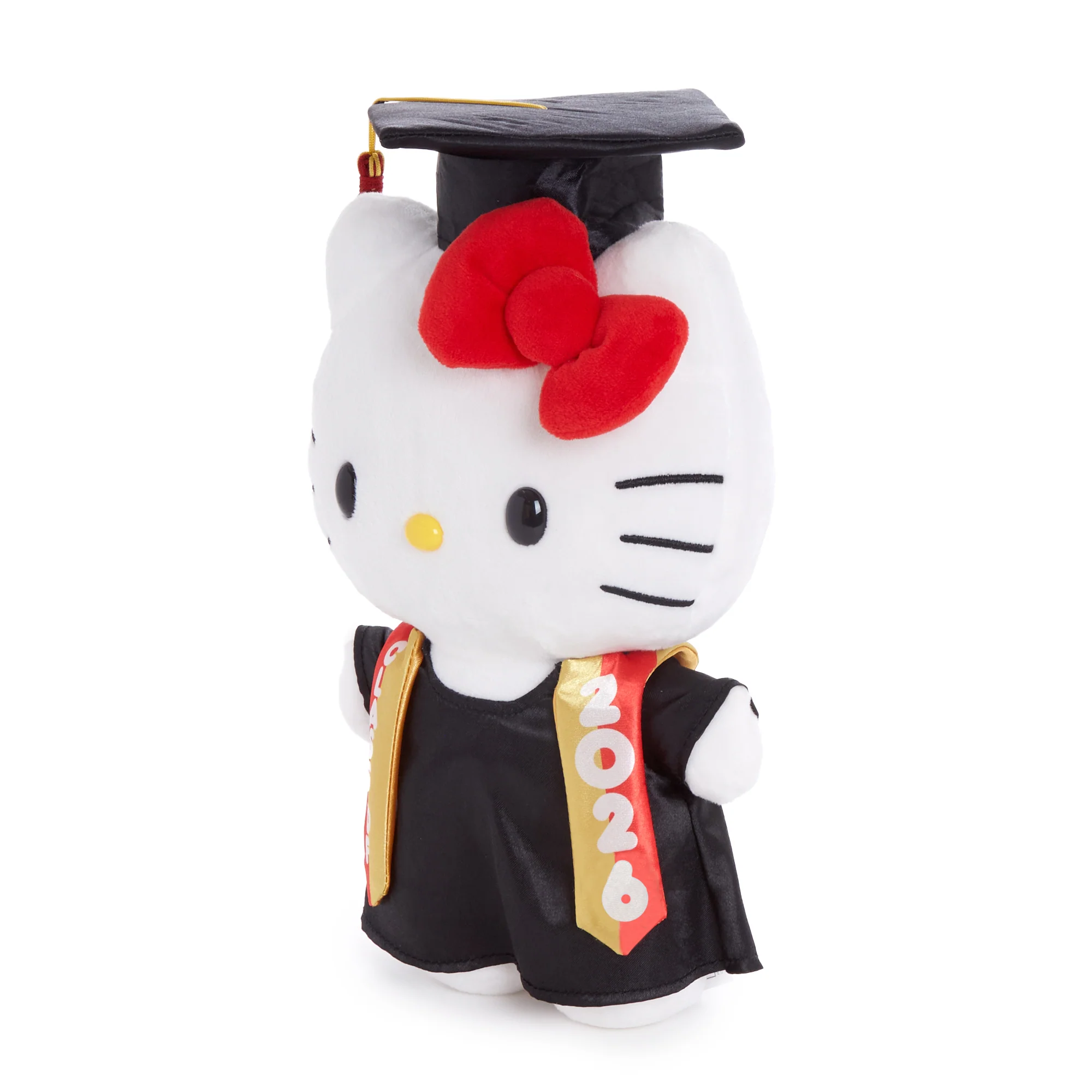 Hello Kitty 9" Cap and Gown Graduation Plush (Red) - Image 3