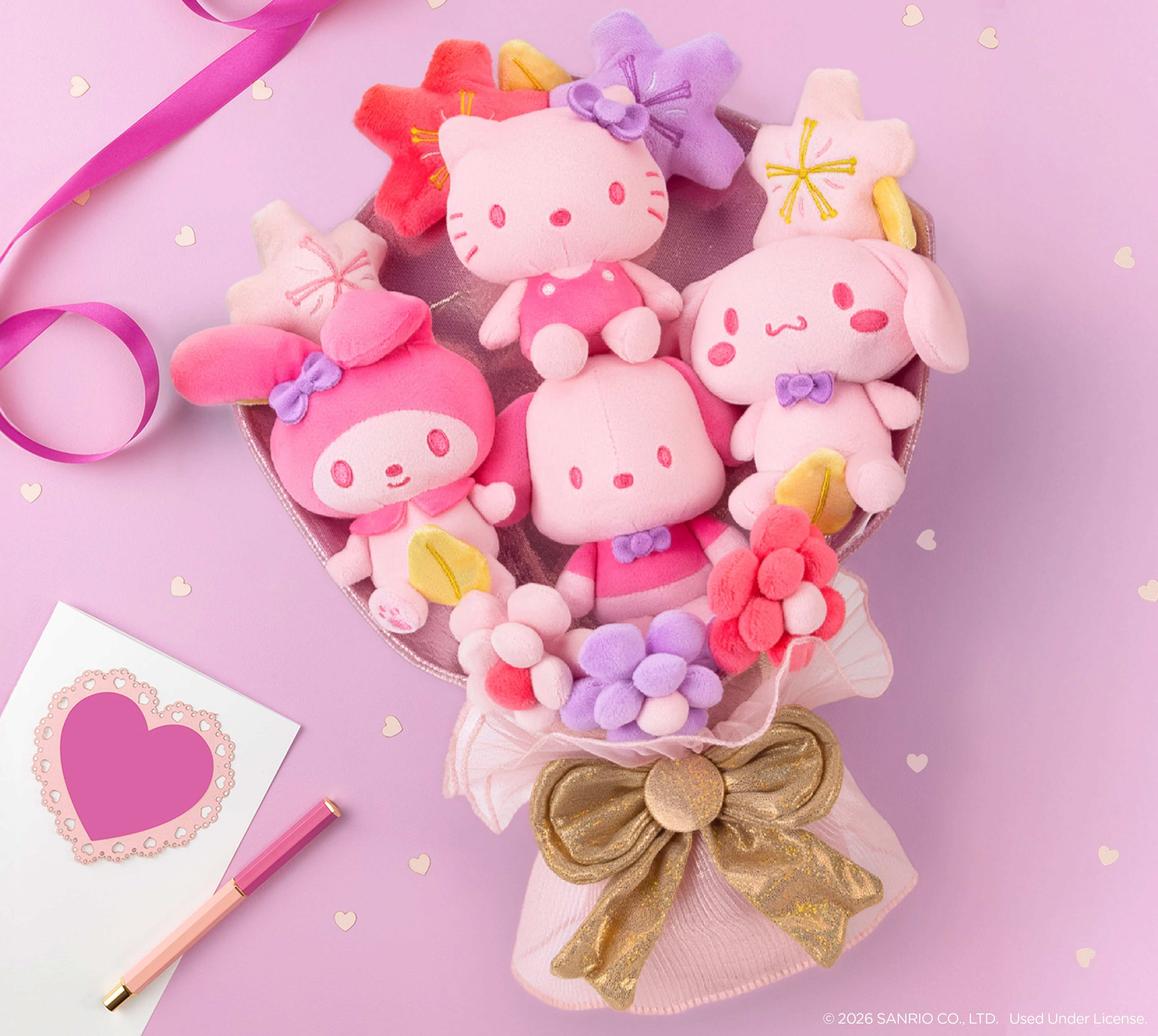 Hello Kitty and Friends 14" Spring Plush Bouquet - Image 2