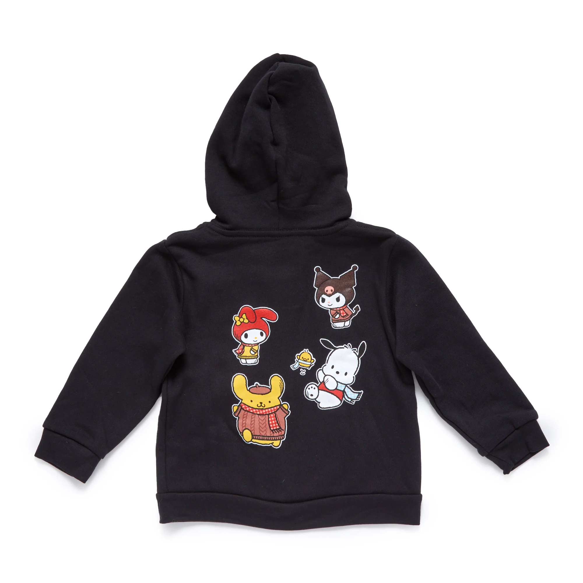 Hello Kitty and Friends Toddler Scarf Zip Hoodie (Black) - Image 2
