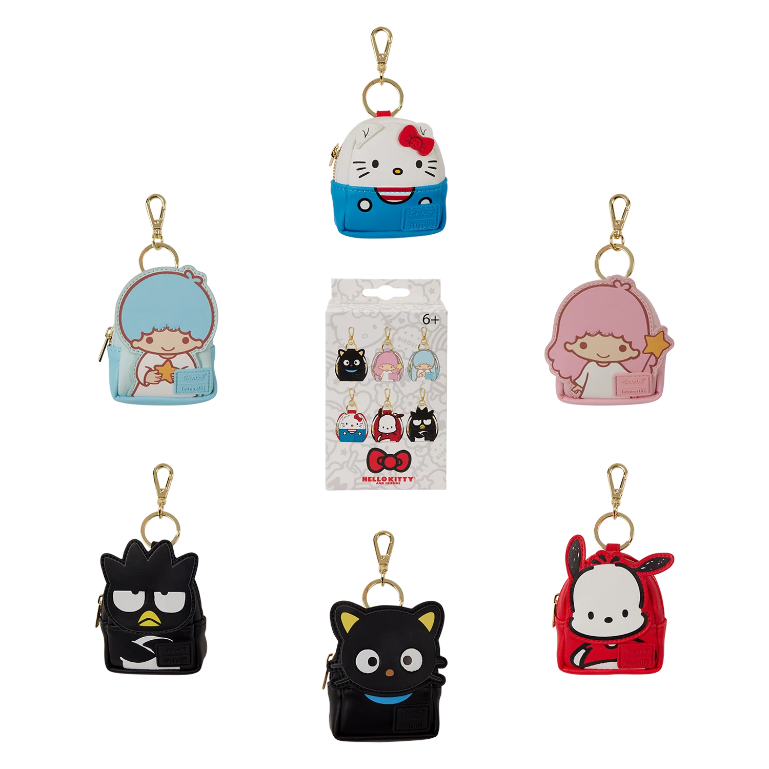Hello Kitty and Friends x Loungefly Mini Backpack Keychain Blind Box