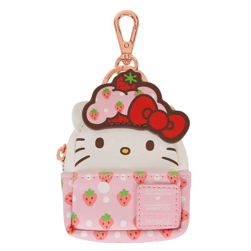 Hello Kitty and Friends x Loungefly Strawberry Shortcake Mini Backpack Keychain Blind Box - Image 2