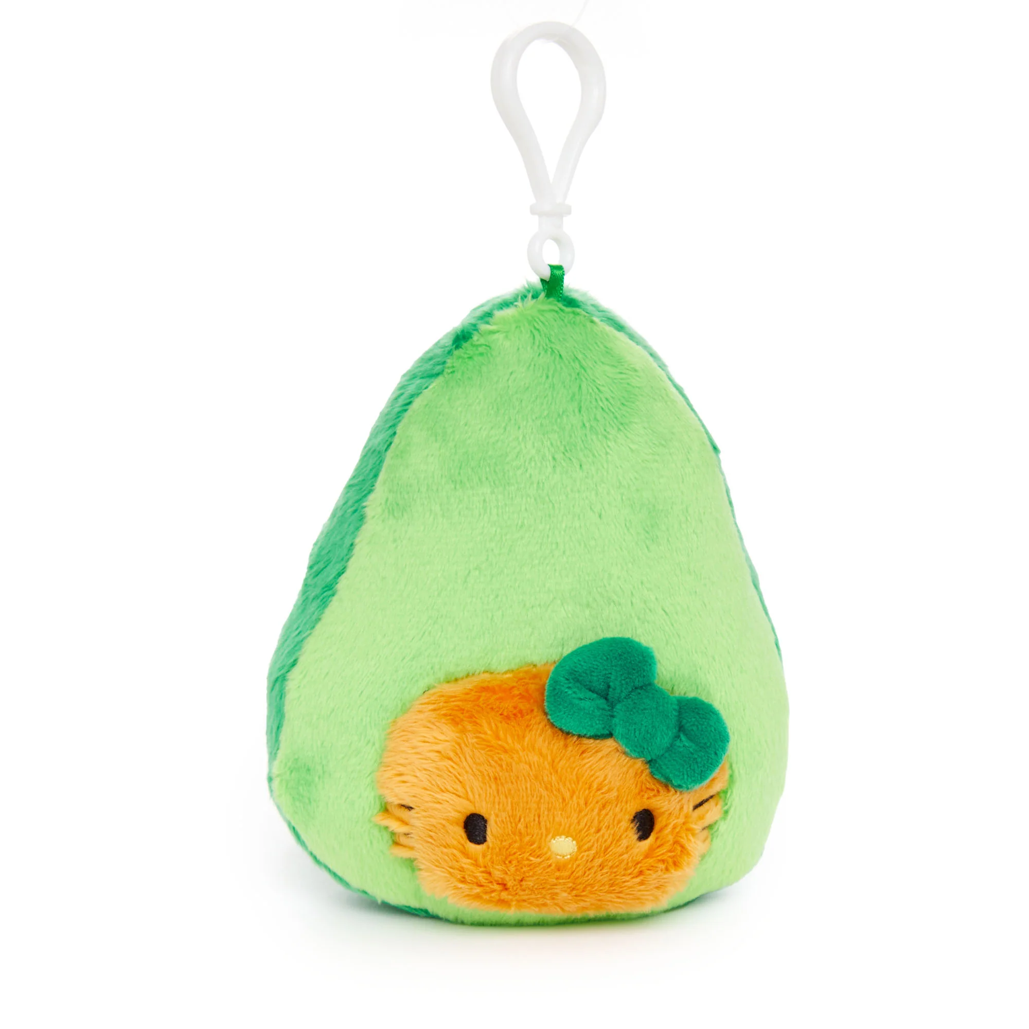 Hello Kitty Avocado Plush Mascot Clip (Fruit & Veggie Series)