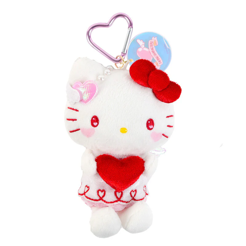 Hello Kitty Bright Plush Mascot Keychain (Bright and Dark Angel Series)