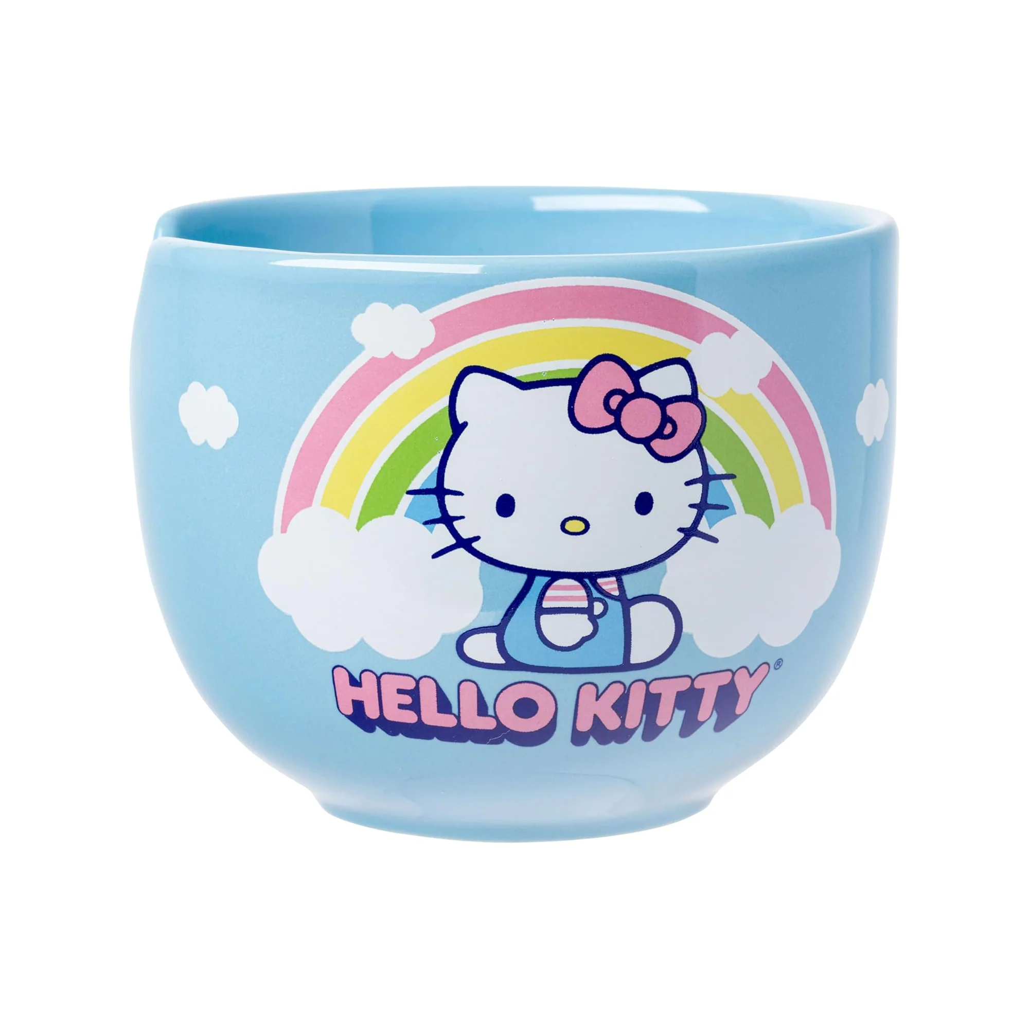 Hello Kitty Ceramic Ramen Bowl and Chopstick Set (Rainbow) - Image 4