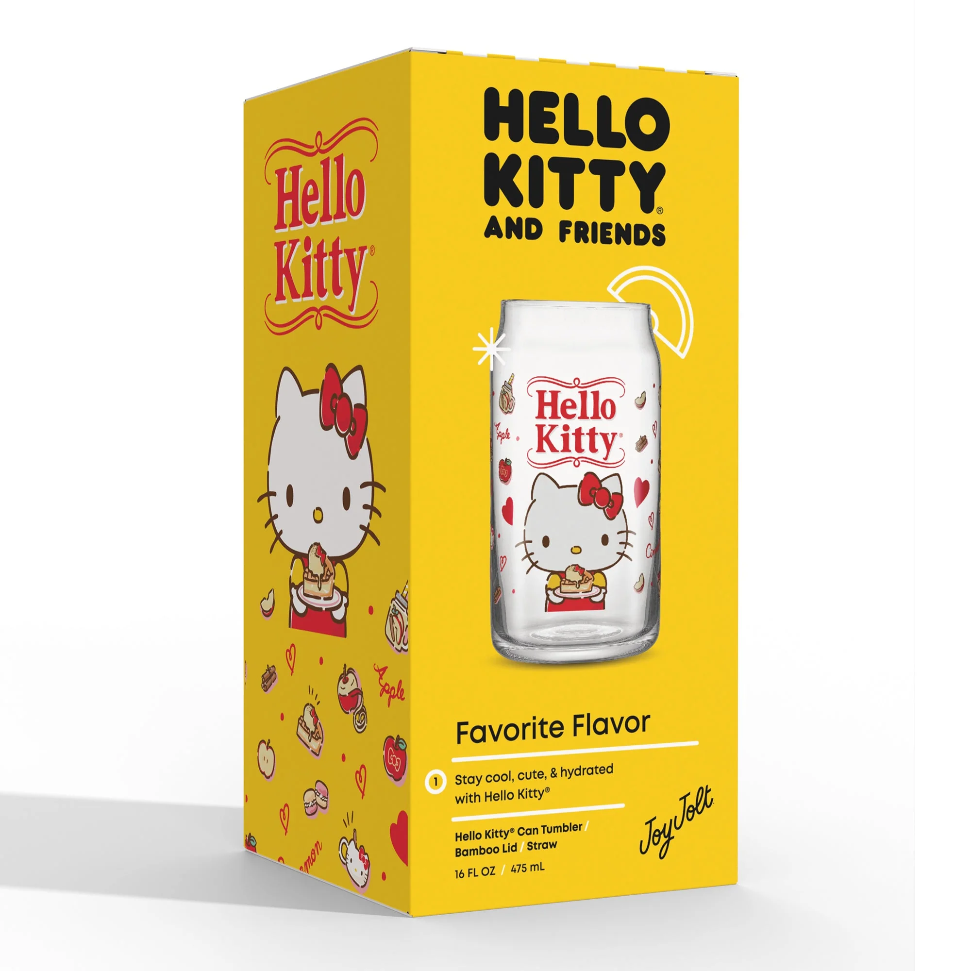 Hello Kitty Favorite Flavor Lidded Glass Tumbler - Image 10