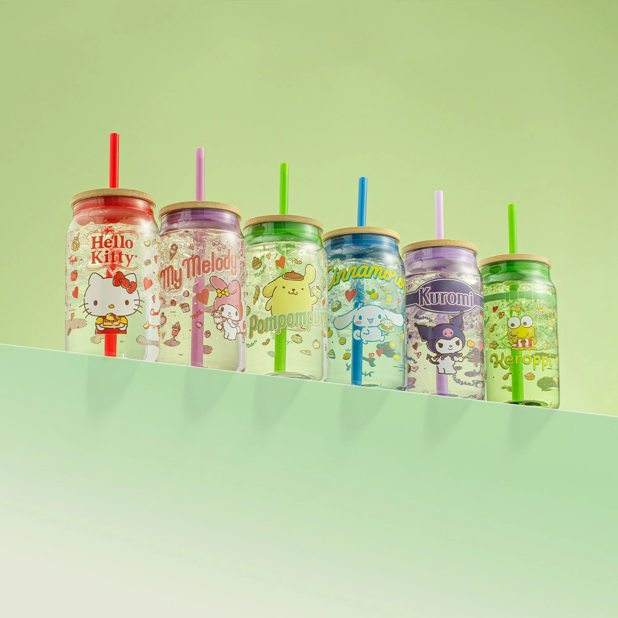 Hello Kitty Favorite Flavor Lidded Glass Tumbler - Image 3