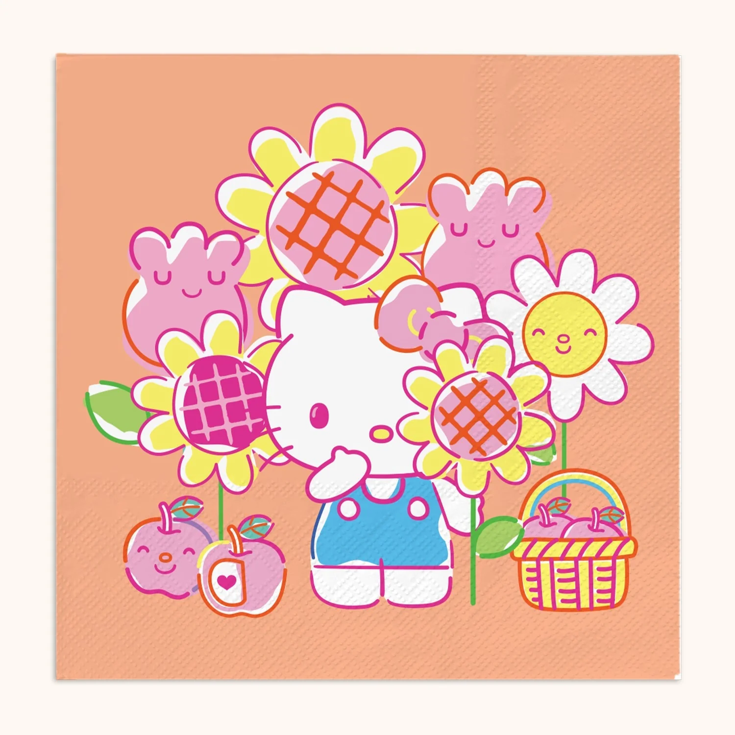 Hello Kitty x Studio Oh! Garden Doodle Luncheon Napkins