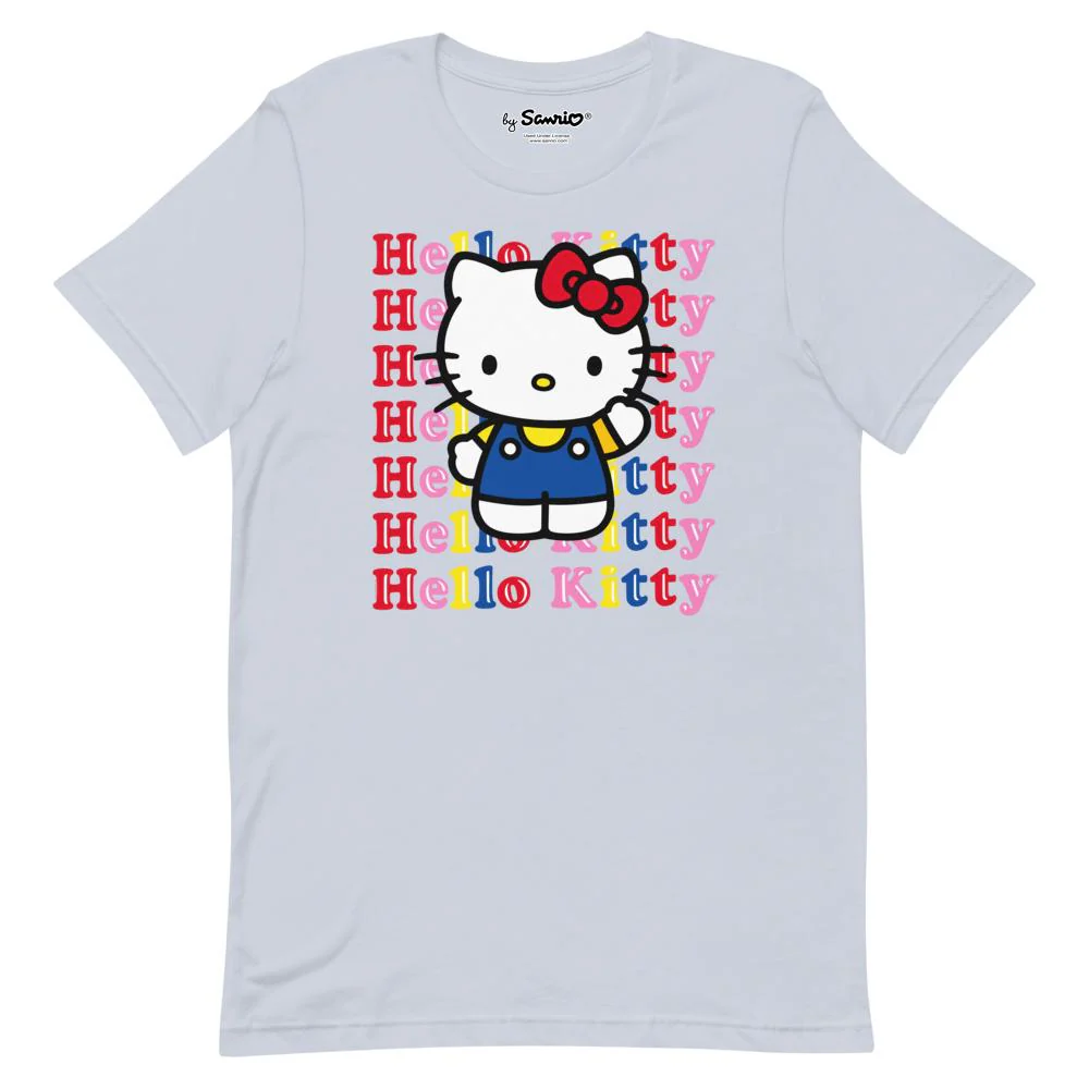 Hello Kitty Watashi Wa T-Shirt (Light Blue)