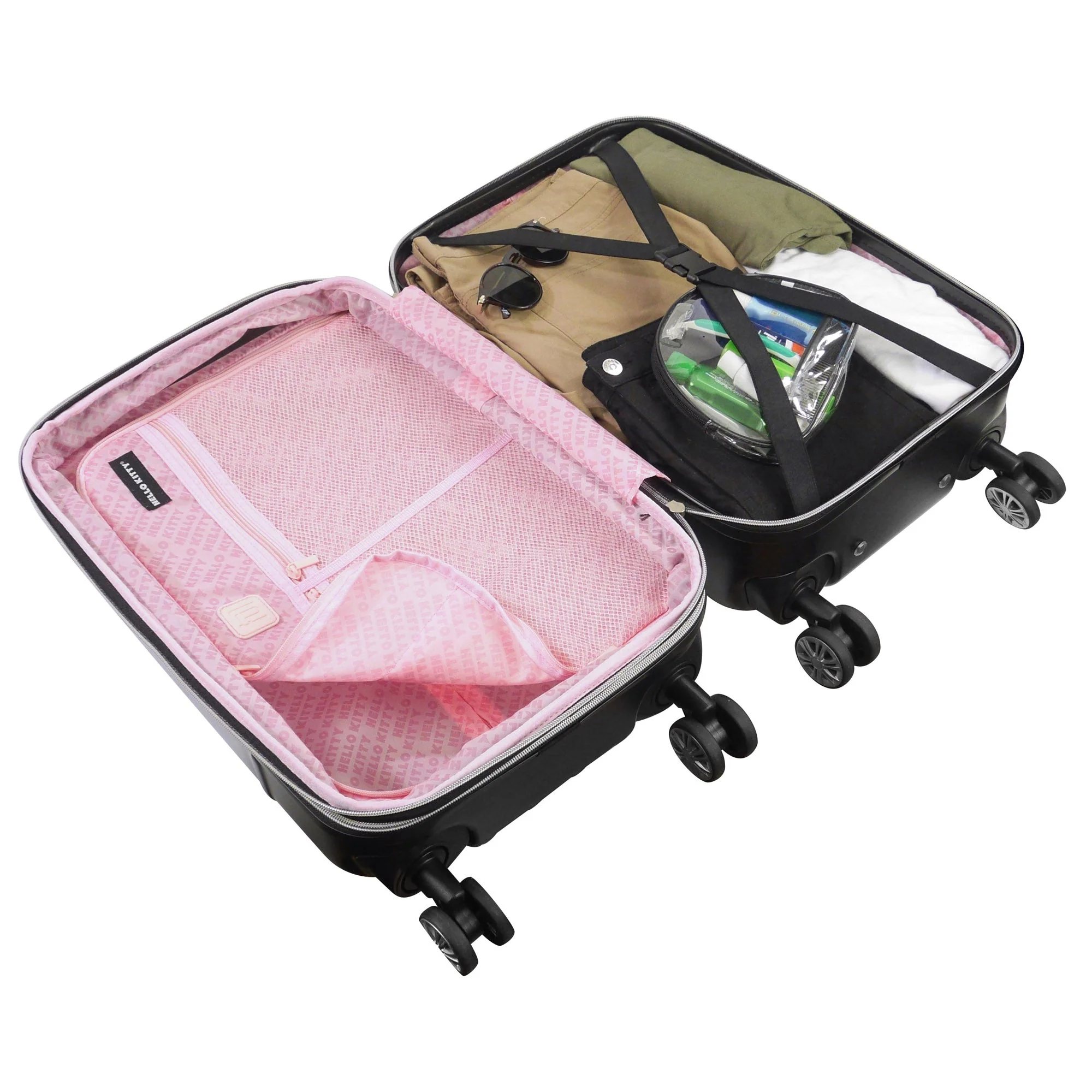 Hello Kitty x FUL 21" Hardshell Carry-on Luggage (Black) - Image 2