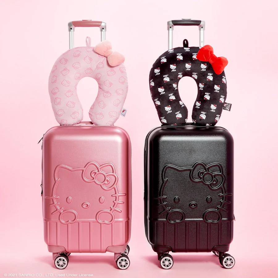 Hello Kitty x FUL 21" Hardshell Carry-on Luggage (Metallic Pink) - Image 2