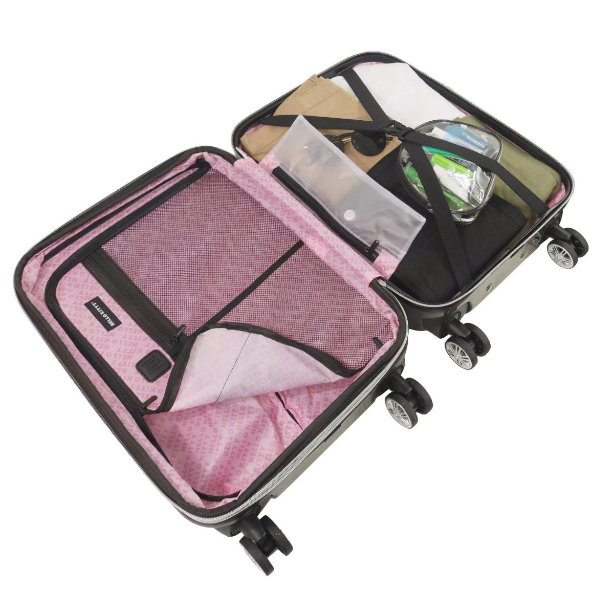 Hello Kitty x FUL 22" Pose Hardshell Luggage (Black) - Image 3