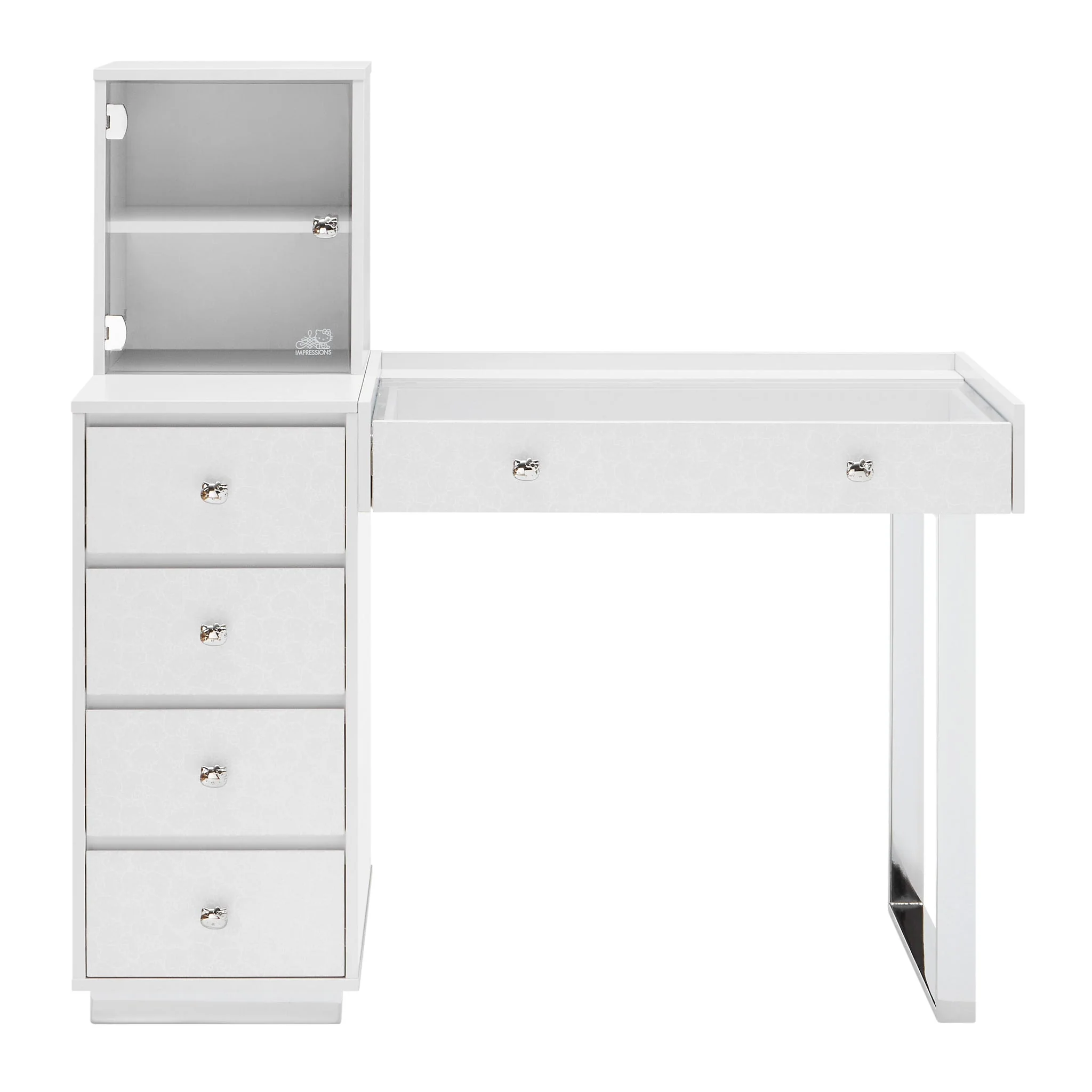 Hello Kitty x Impressions Vanity SlayStation Duet Vanity Desk - Image 16