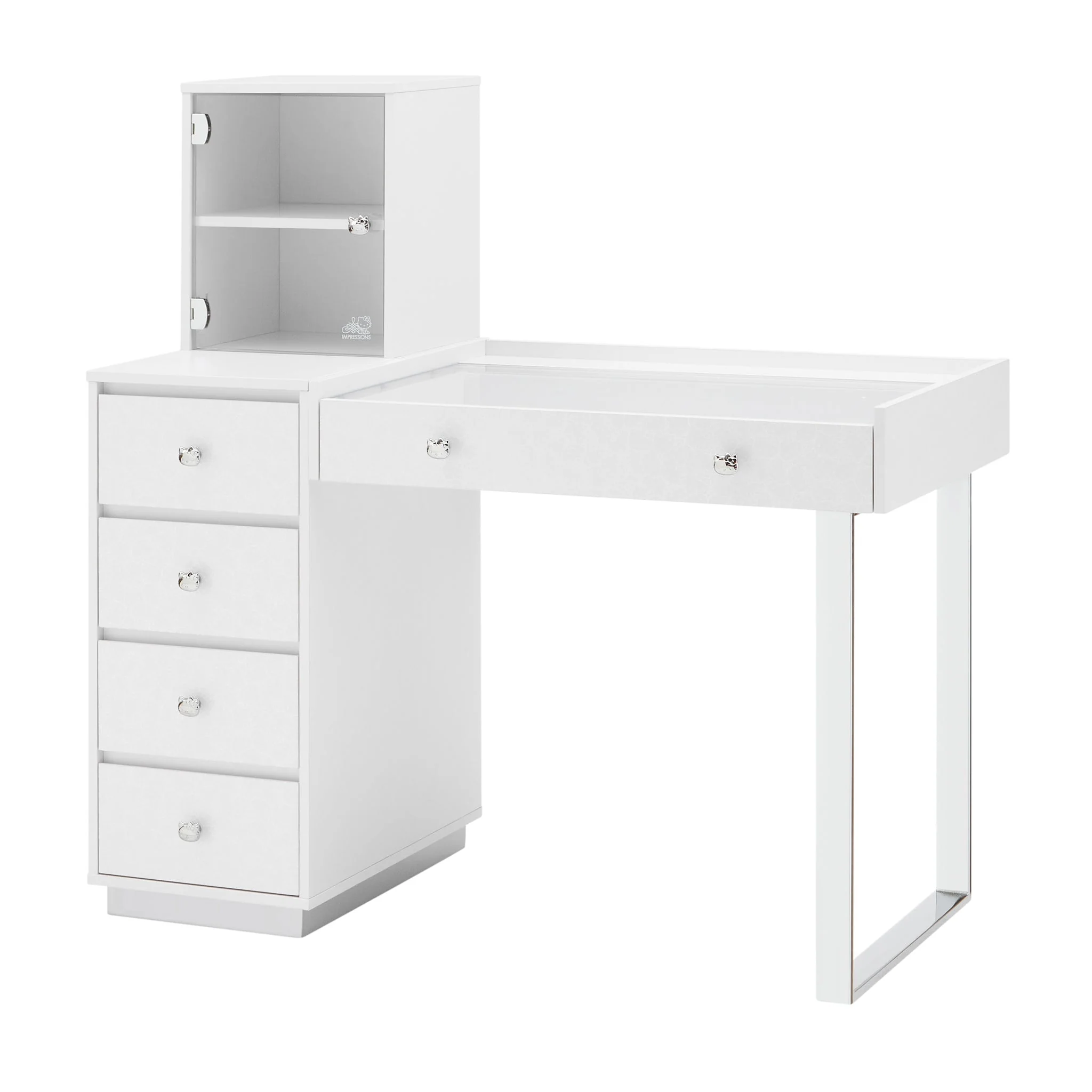Hello Kitty x Impressions Vanity SlayStation Duet Vanity Desk - Image 17