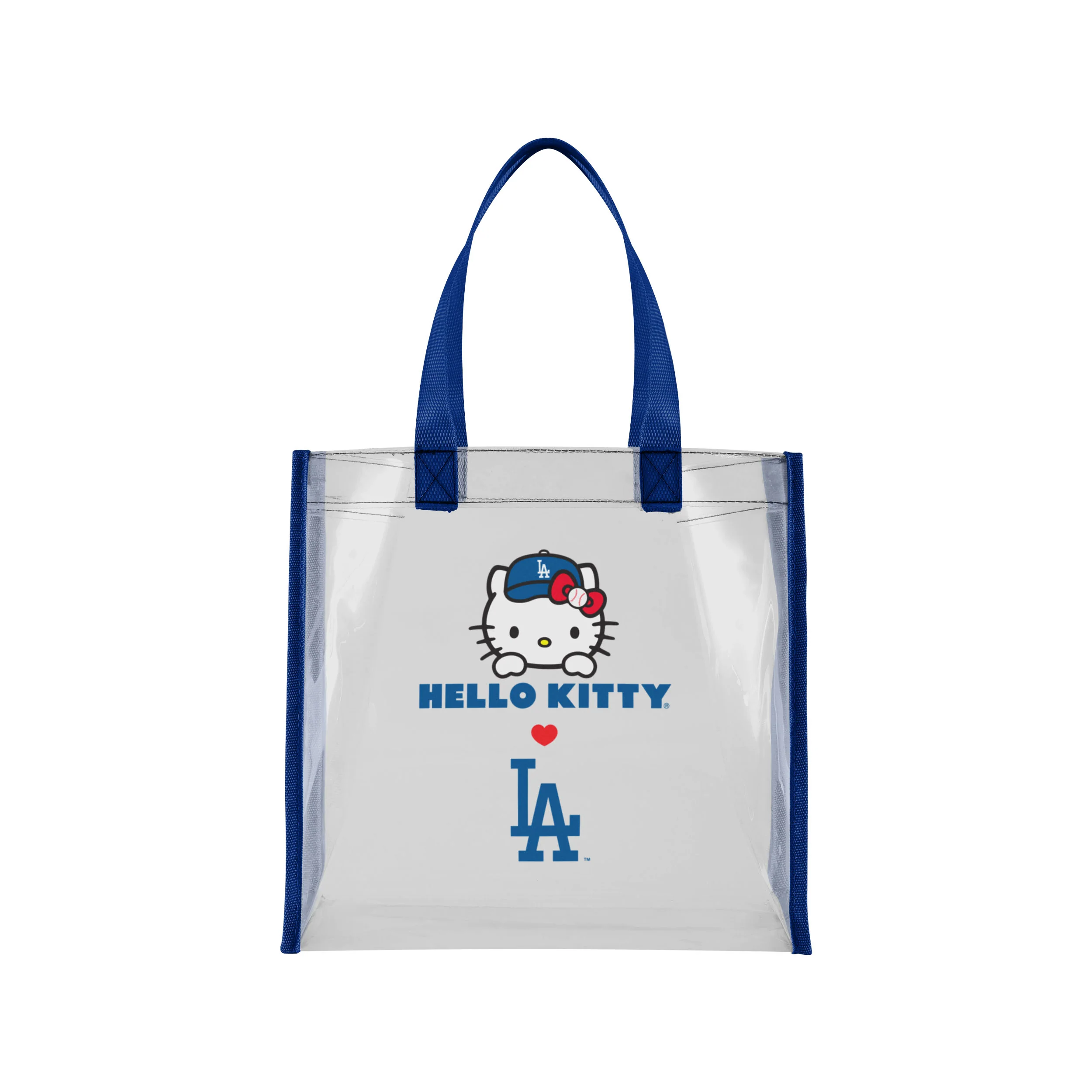 Hello Kitty x Los Angeles Dodgers Clear Tote Bag