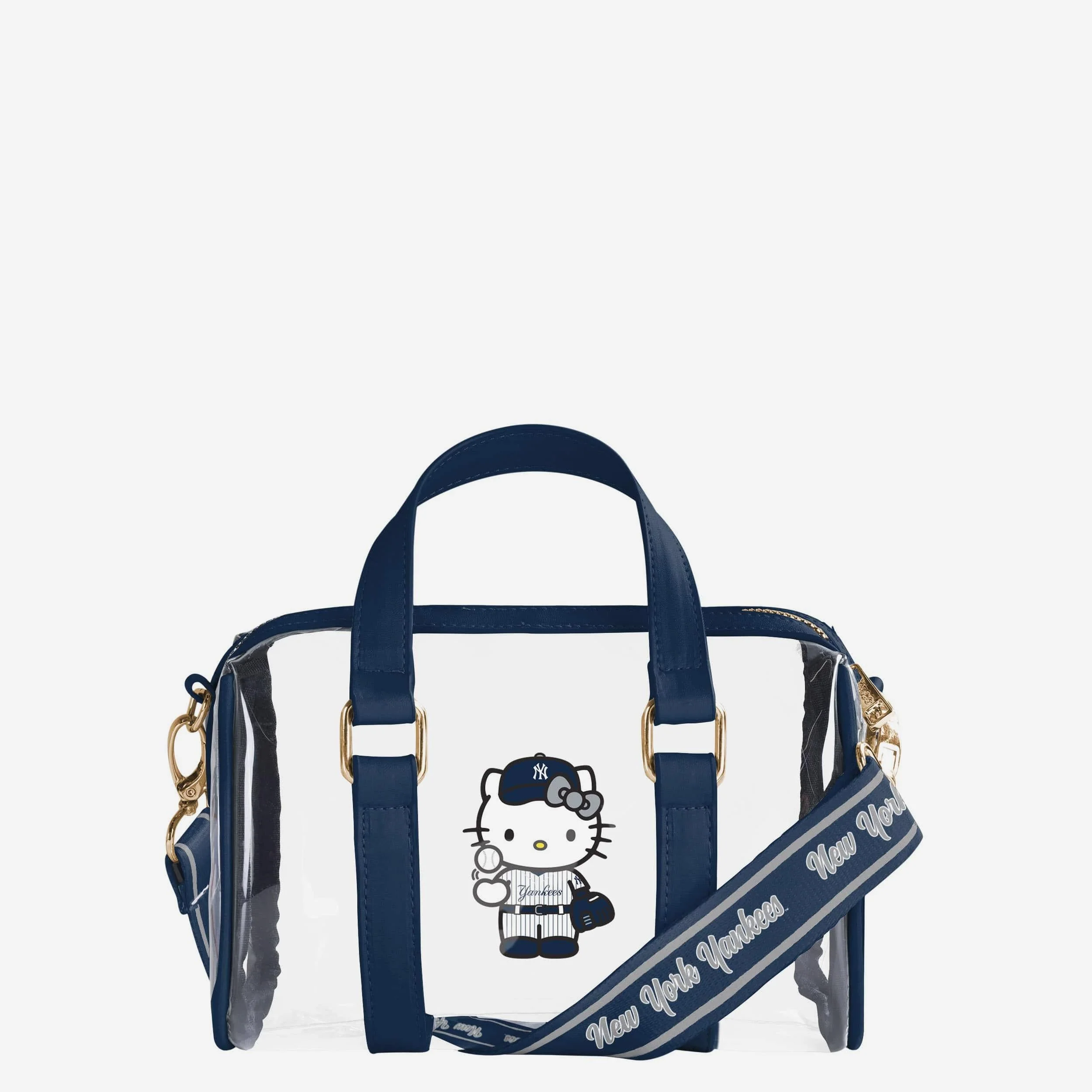 Hello Kitty x New York Yankees Clear Barrel Bag