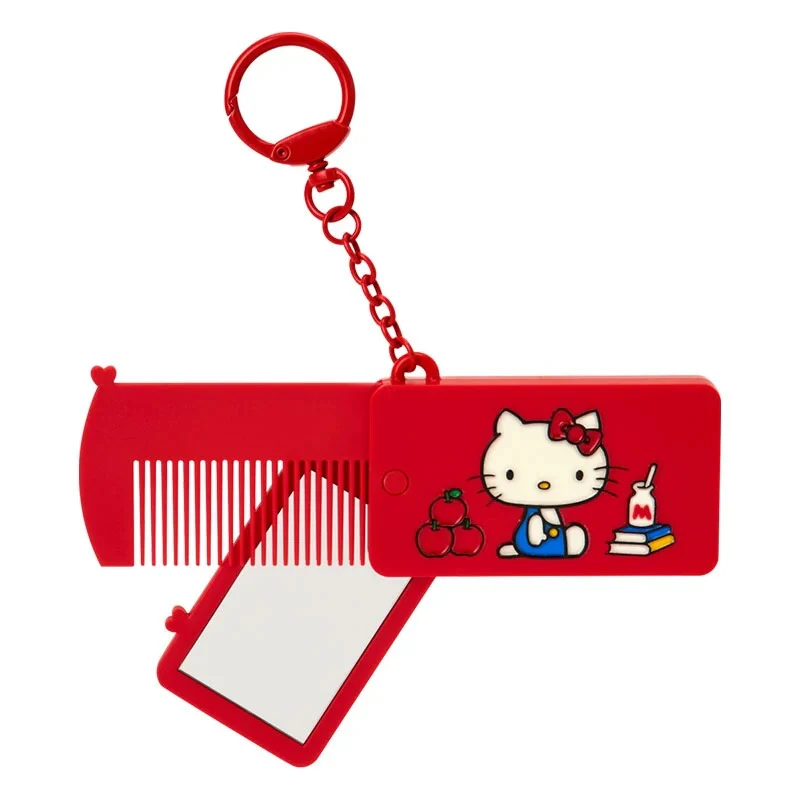 Keroppi Mini Mirror & Comb Keychain (Sanrio Forever Series) - Image 4