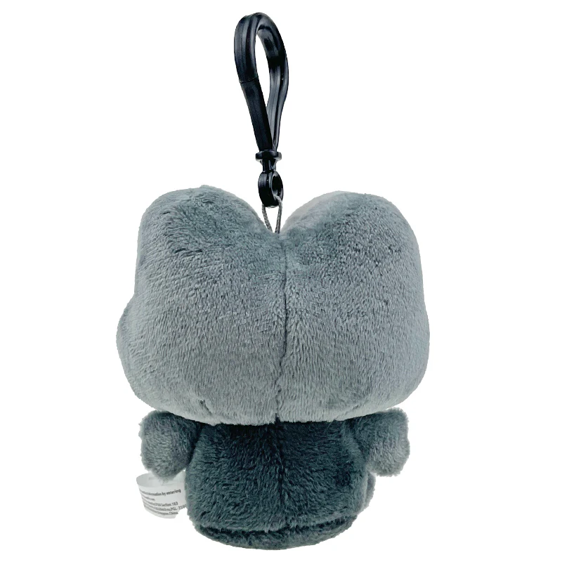 Keroppi Plush Mascot Clip (Ash Monochrome Series) - Image 2