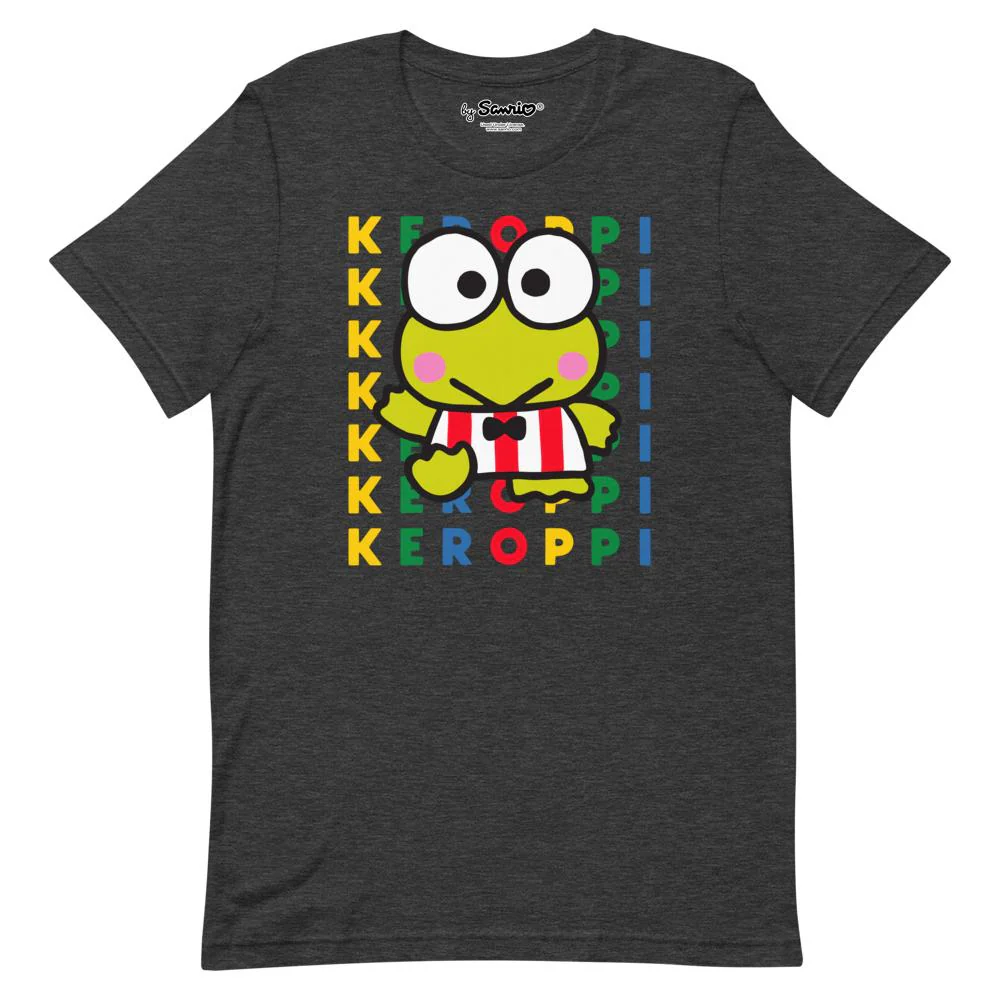 Keroppi Watashi Wa T-Shirt (Black)
