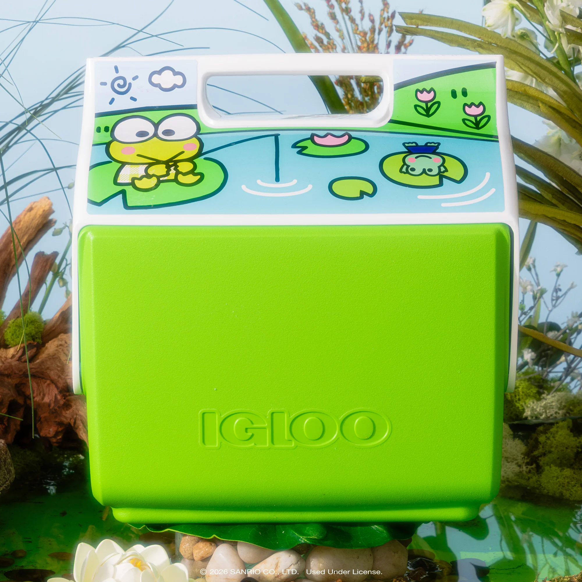 Keroppi x Igloo Little Playmate 7 Qt Cooler - Image 3