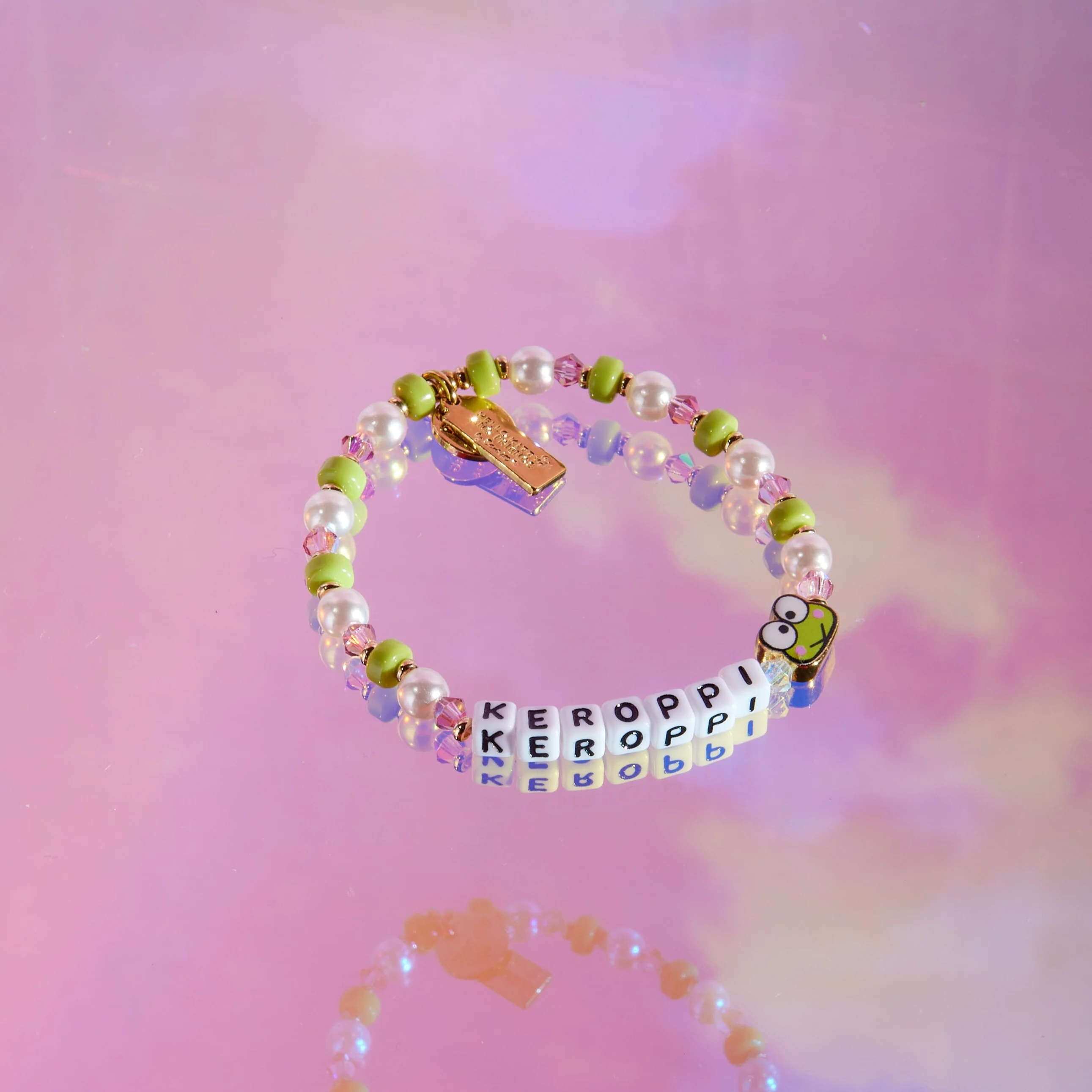 Keroppi x Little Words Project Beaded Bracelet - Image 2