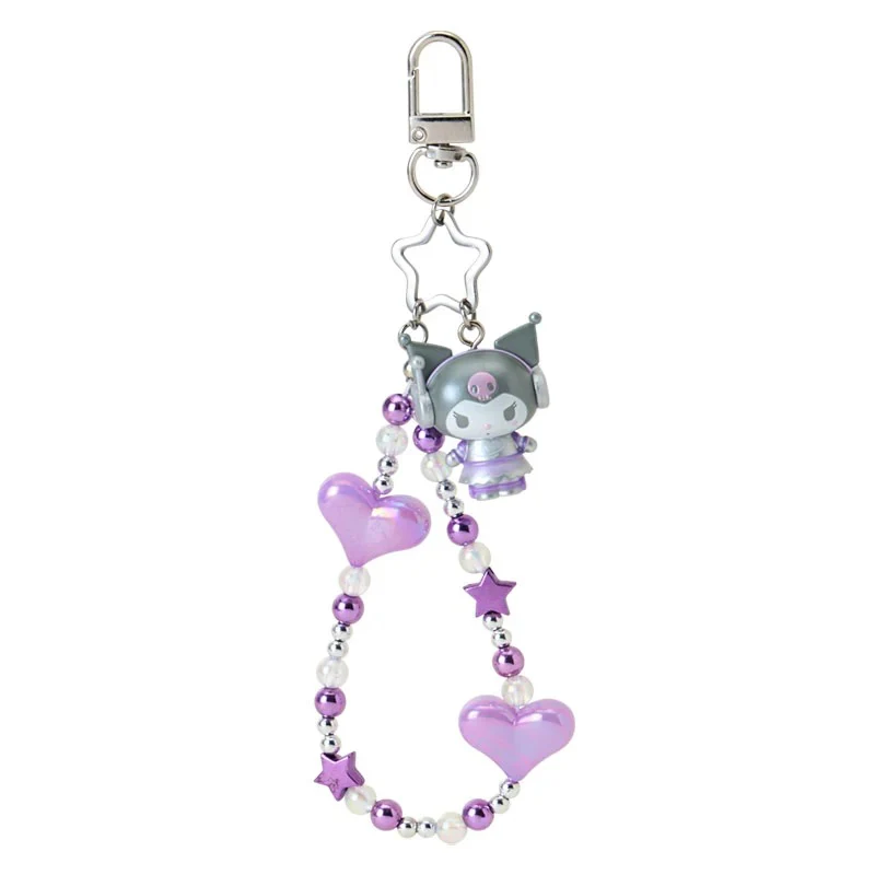 Kuromi Beaded Bag Charm (Tokimeki Planet Series)