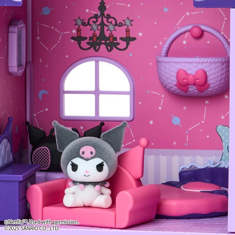 Kuromi Dollhouse Playset (My Melody & Kuromi Netflix Series) - Image 2