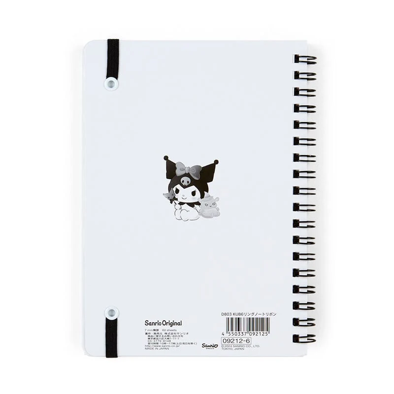 Kuromi Lined Notebook (Elastic Closure) - Image 3
