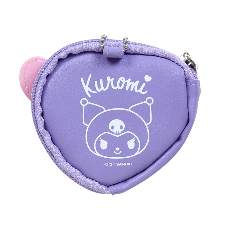 Kuromi Mini Pouch and Pin Set (Big Heart Series) - Image 2