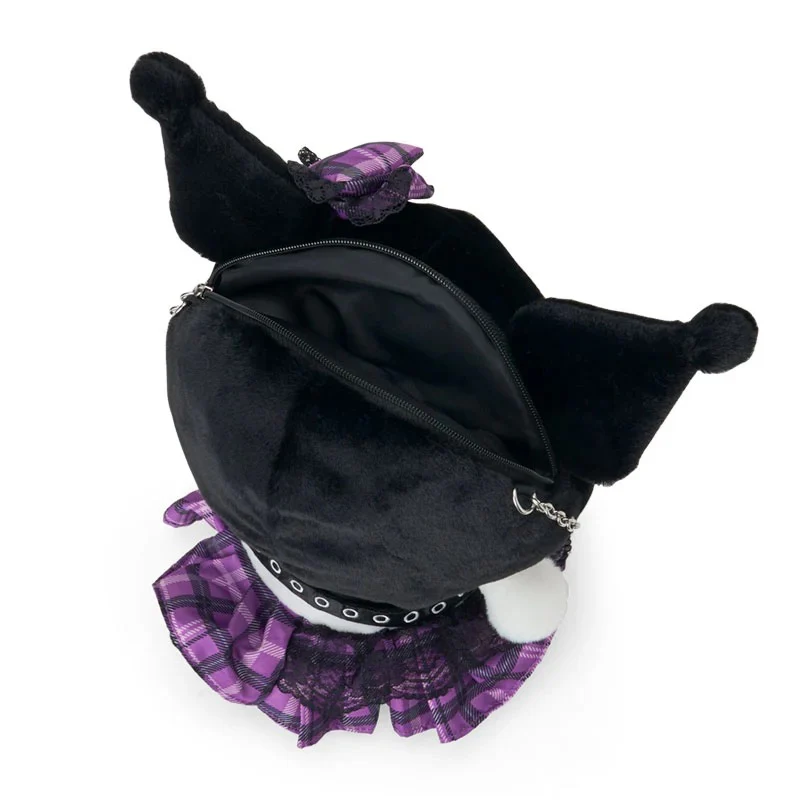 Kuromi Plush Crossbody Bag (Rock ’n’ Check Series) - Image 2