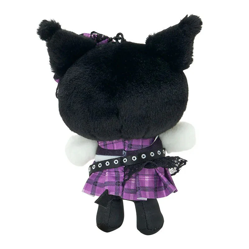 Kuromi Plush Mascot Keychain (Rock ’n’ Check Series) - Image 3
