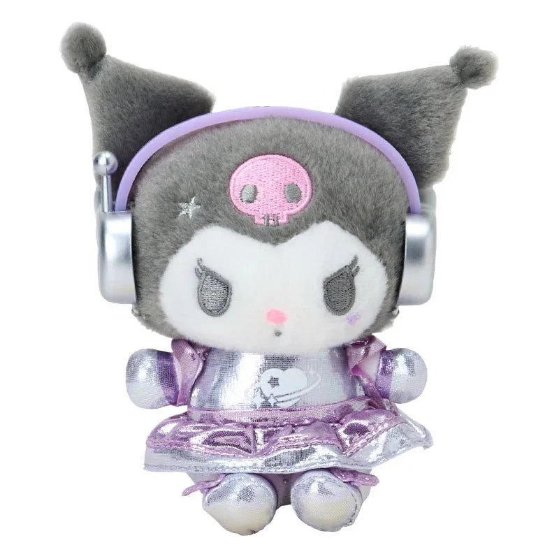 Kuromi Plush Mascot Keychain (Tokimeki Planet Series) - Image 2