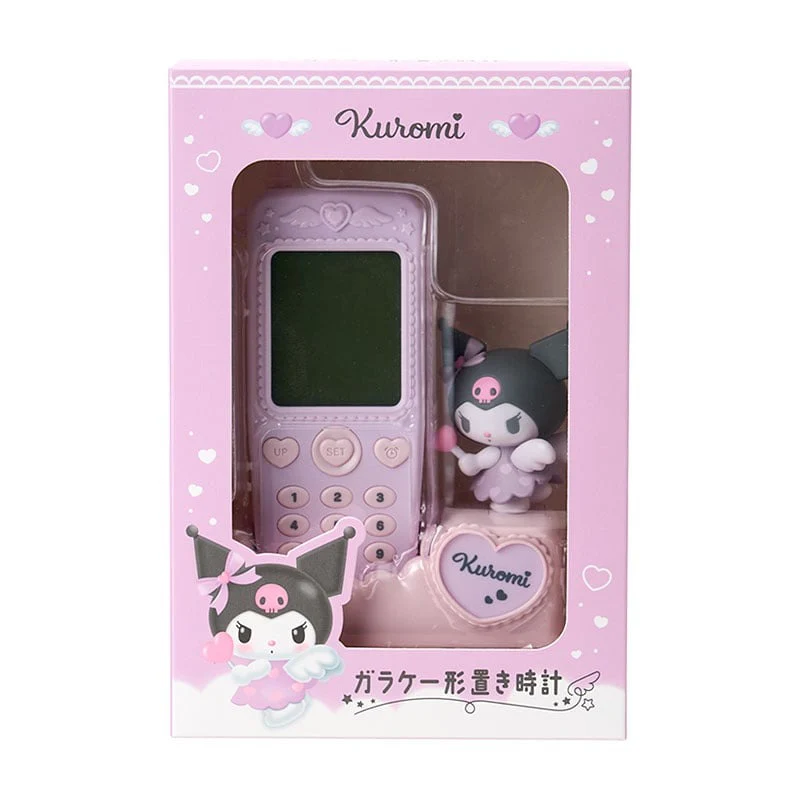 Kuromi Retro Mobile Phone Alarm Clock - Image 3
