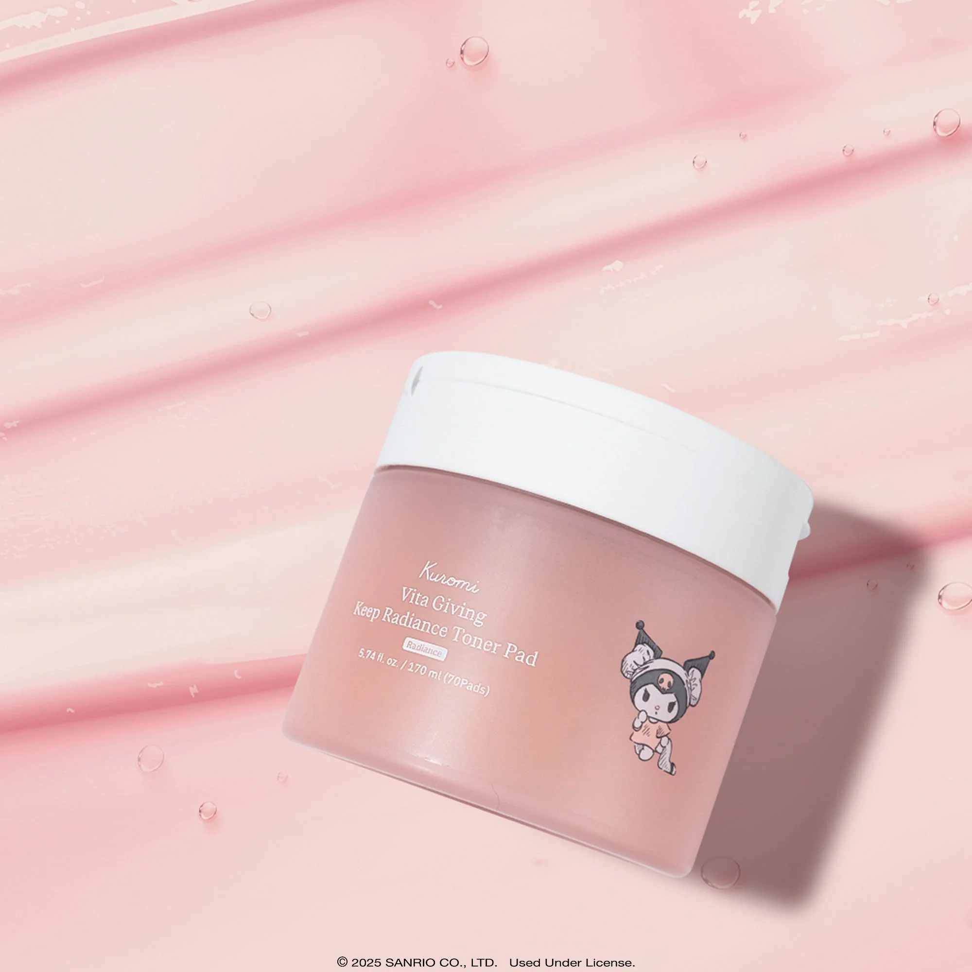Kuromi x ByUR Vita Giving Keep Radiance Toner Pad (Sanrio K-Spa Edition) - Image 4