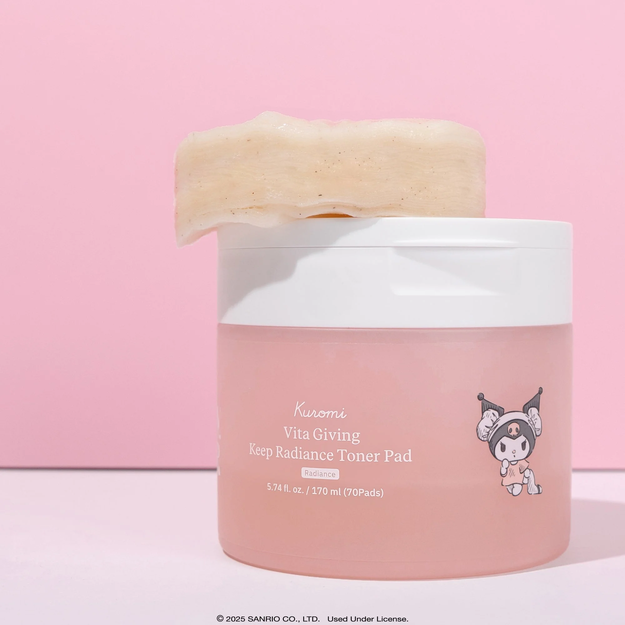 Kuromi x ByUR Vita Giving Keep Radiance Toner Pad (Sanrio K-Spa Edition) - Image 6