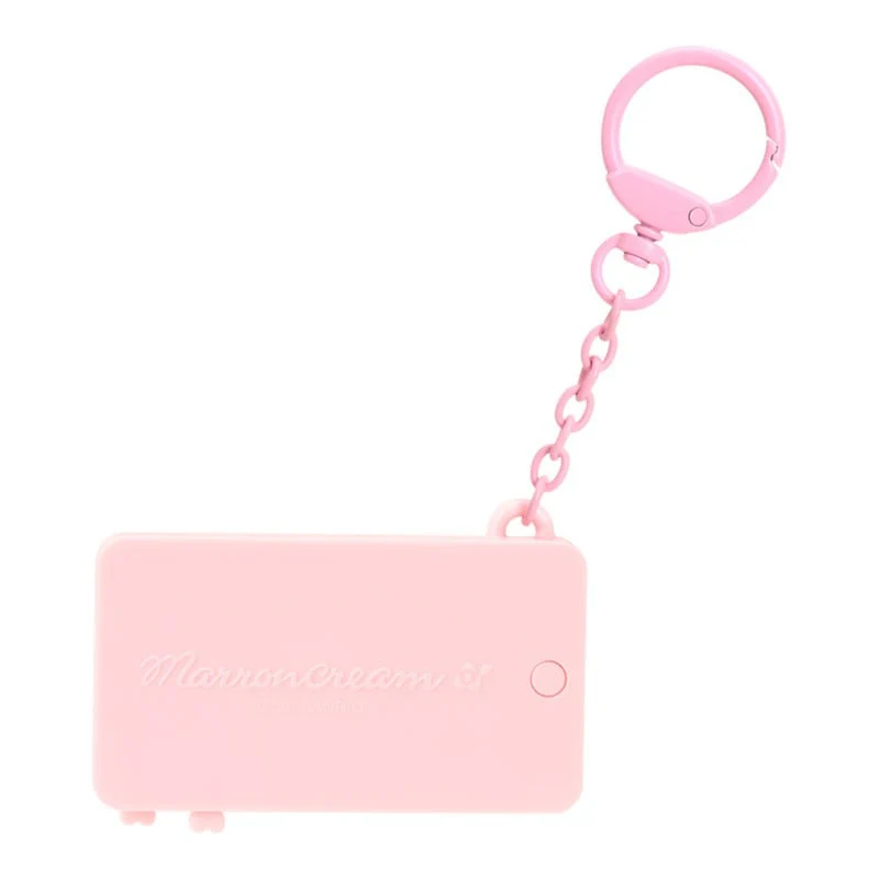 Marron Cream Mini Mirror & Comb Keychain (Sanrio Forever Series) - Image 2