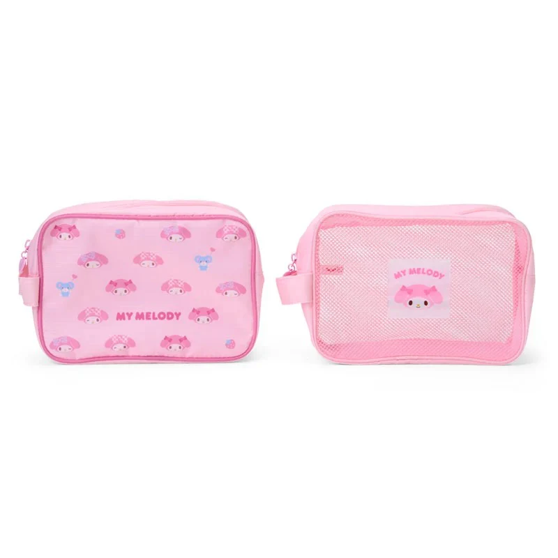My Melody 2-pc Travel Pouch Set