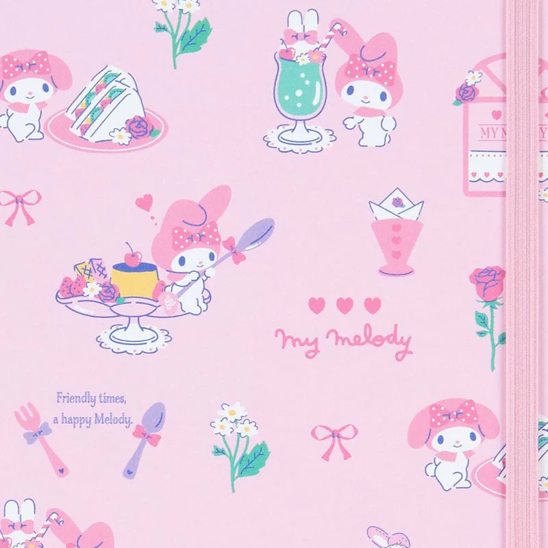 My Melody Lined Notebook (Elastic Closure) - Image 3