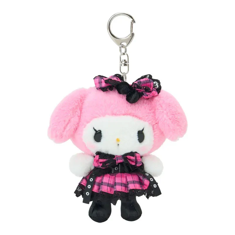 My Melody Plush Mascot Keychain (Rock ’n’ Check Series)