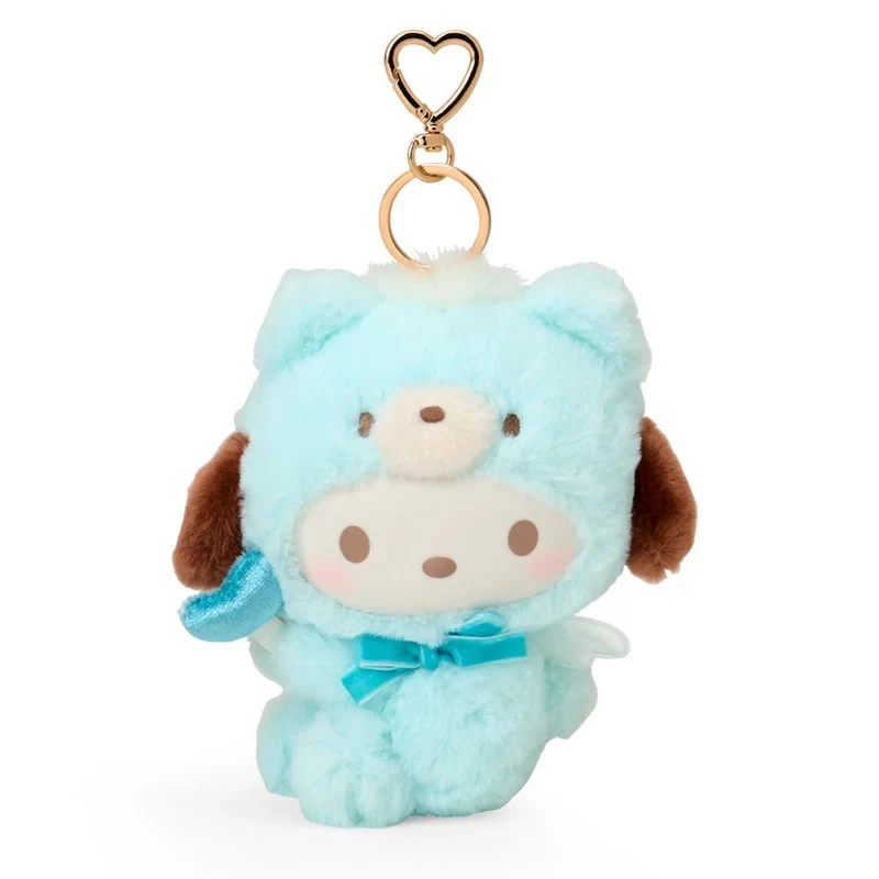 Pochacco Plush Mascot Keychain (Angel Teddy Bear Series)