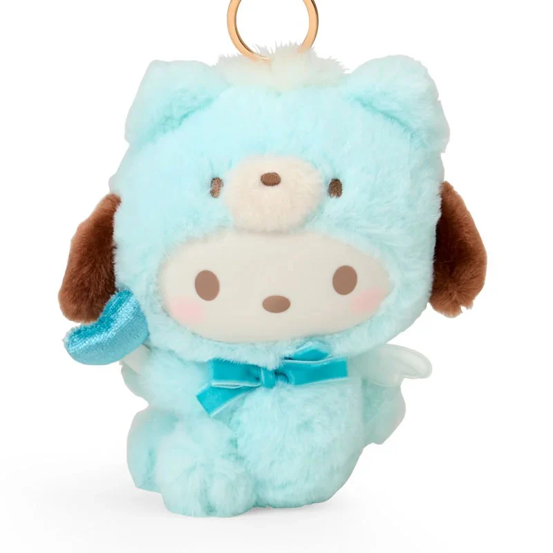 Pochacco Plush Mascot Keychain (Angel Teddy Bear Series) - Image 2